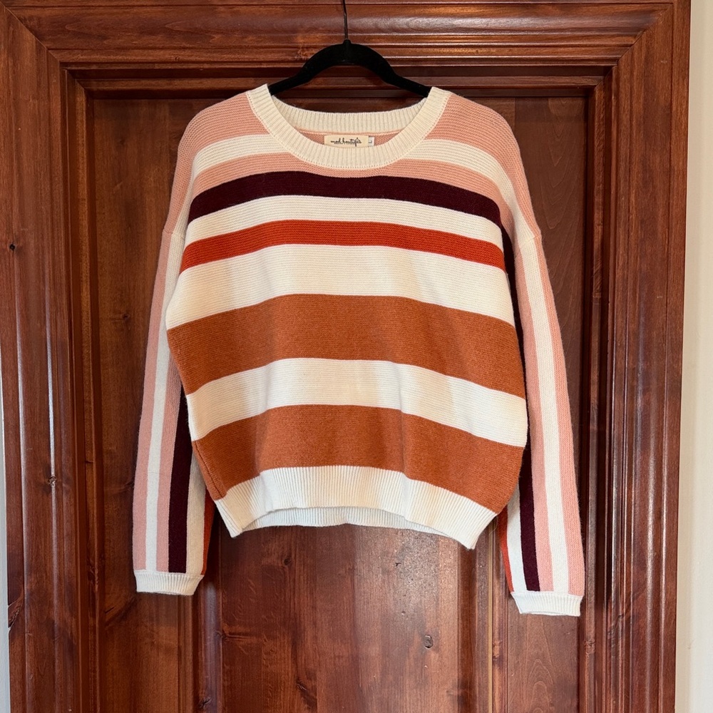 Stylish Multicolor Striped Sweater